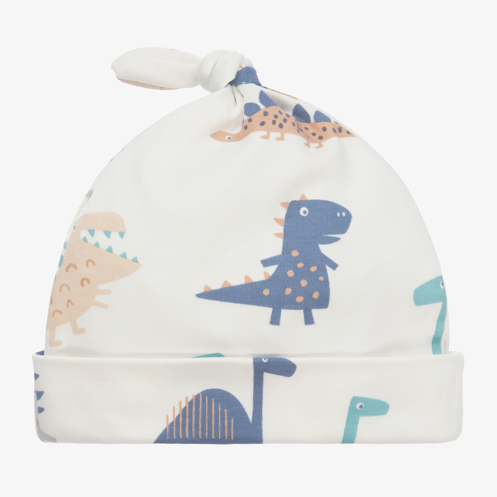 Kissy Kissy - Baby Boys Ivory Cotton Den Hat | Childrensalon