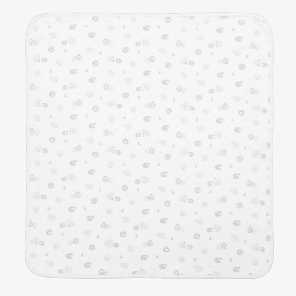 Kissy Kissy-Baby Boys Snuggly Sheep Blanket (73cm) | Childrensalon Outlet