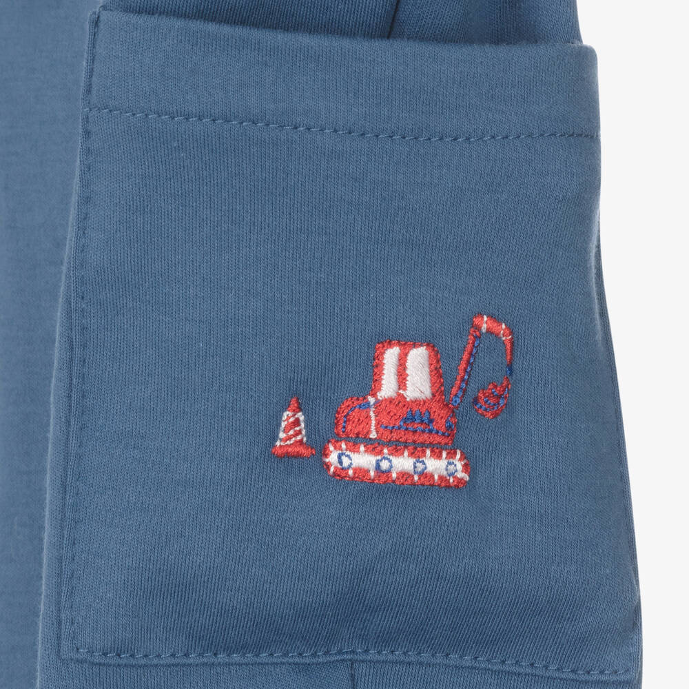 Kissy Kissy-Baby Boys White Building Site Trouser Set | Childrensalon Outlet