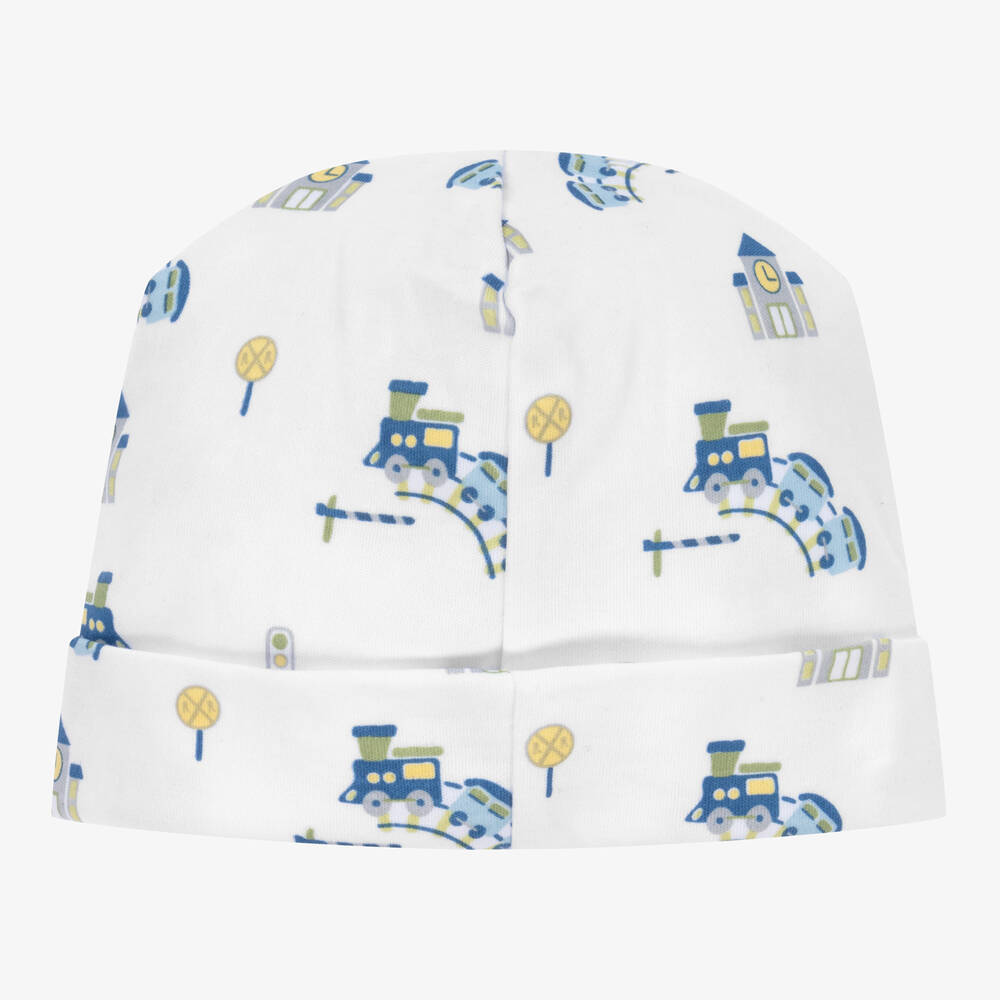 Kissy Kissy-قبعة قطن بيما لون أبيض للمواليد | Childrensalon Outlet