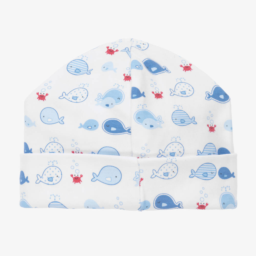 Kissy Kissy-قبعة قطن بيما لون أبيض للمواليد | Childrensalon Outlet