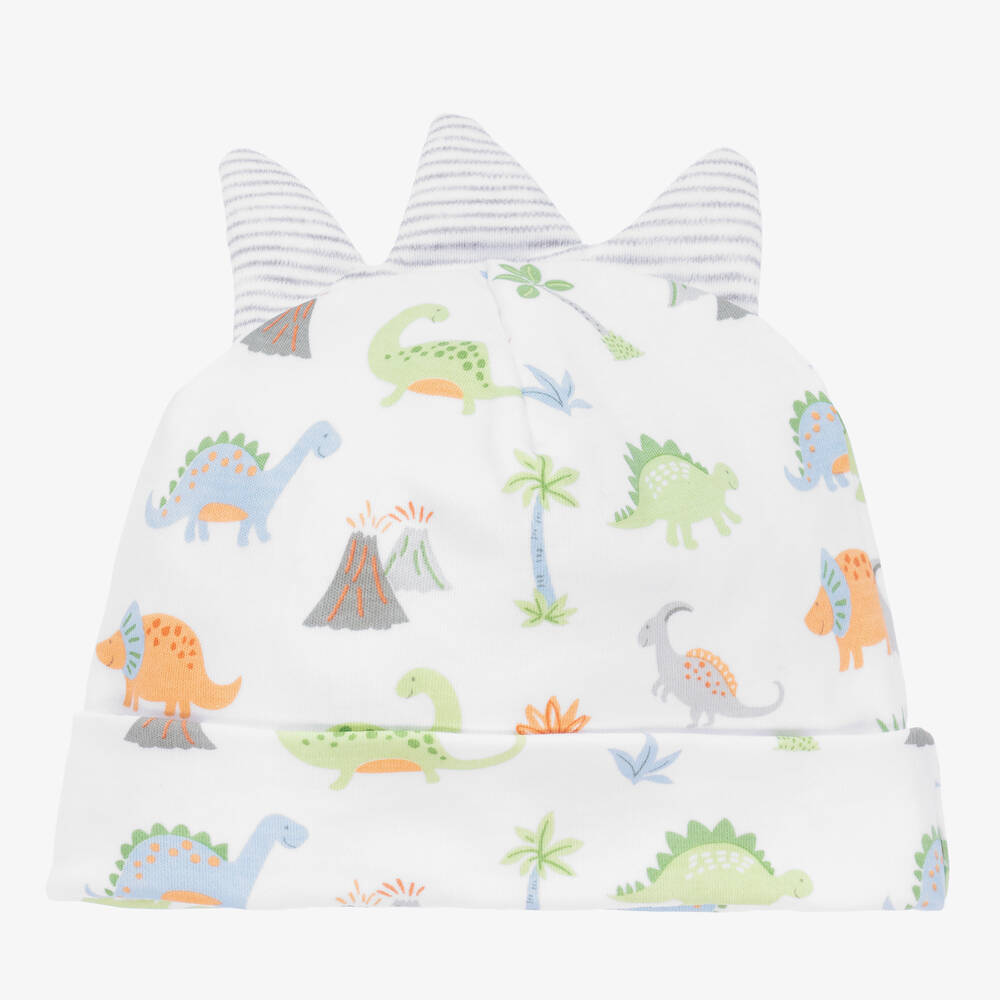 Kissy Kissy-قبعة قطن بيما جيرسي لون أبيض للمواليد | Childrensalon Outlet