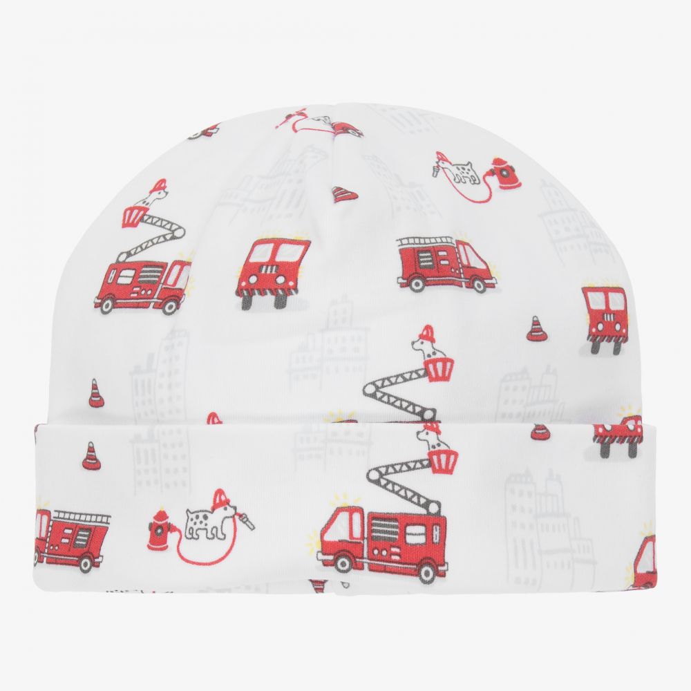 Kissy Kissy - Bonnet en coton Pima Pompier Bébé | Childrensalon