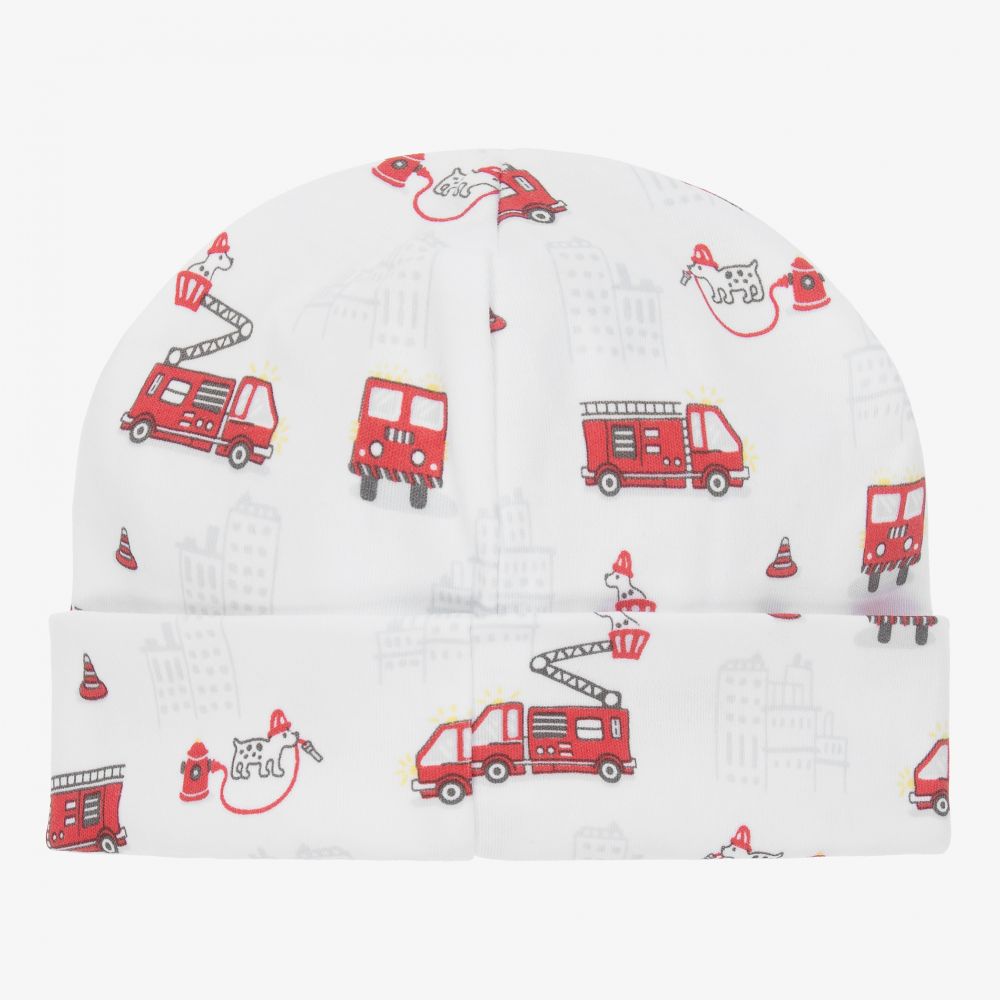 Kissy Kissy-Baby Fire Pima Cotton Hat | Childrensalon Outlet