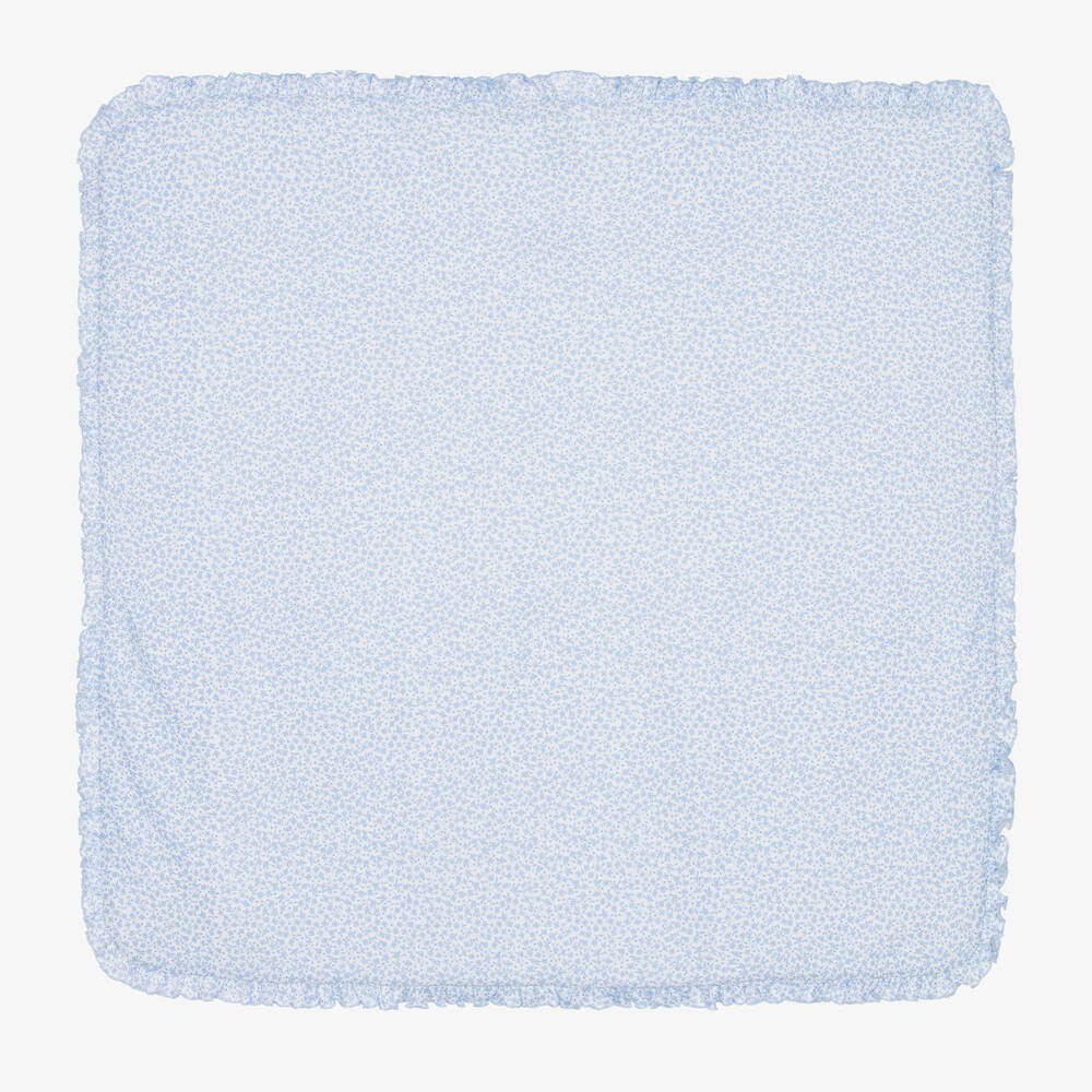 Kissy Kissy - Baby Girls Blue Petite Blooms Blanket (71cm) | Childrensalon