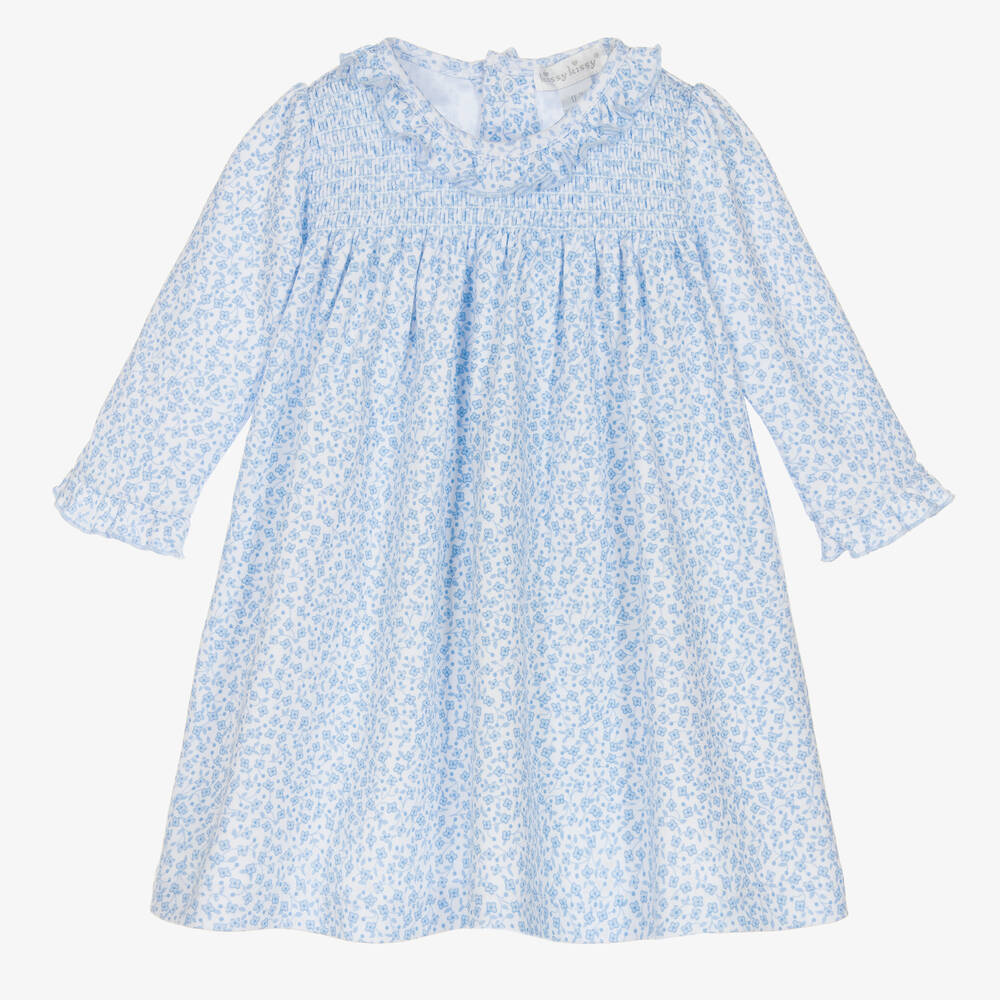 Kissy Kissy - Robe bleue petites fleurs bébé fille | Childrensalon