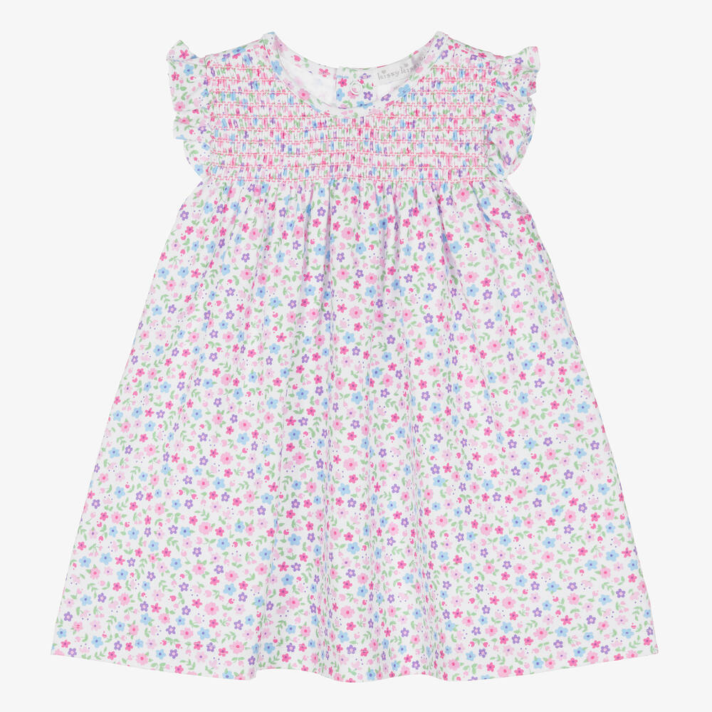 Kissy Kissy-Baby Girls Cotton Flamingo Flower Fiesta Dress | Childrensalon Outlet