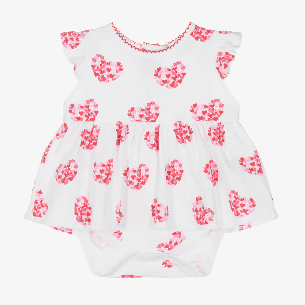 Kissy Kissy-Baby Girls Cotton Heart Of Hearts Dress | Childrensalon Outlet