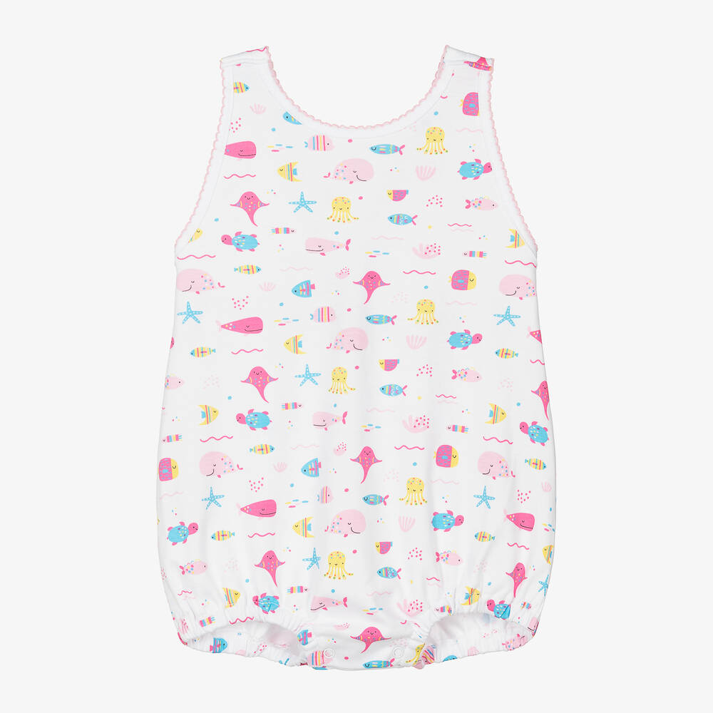 Kissy Kissy-Baby Girls Cotton Sea Life Fun Shortie | Childrensalon Outlet