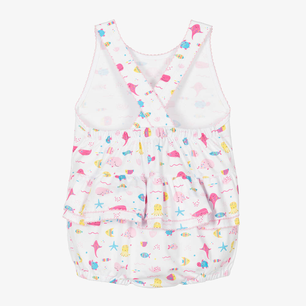 Kissy Kissy-Baby Girls Cotton Sea Life Fun Shortie | Childrensalon Outlet