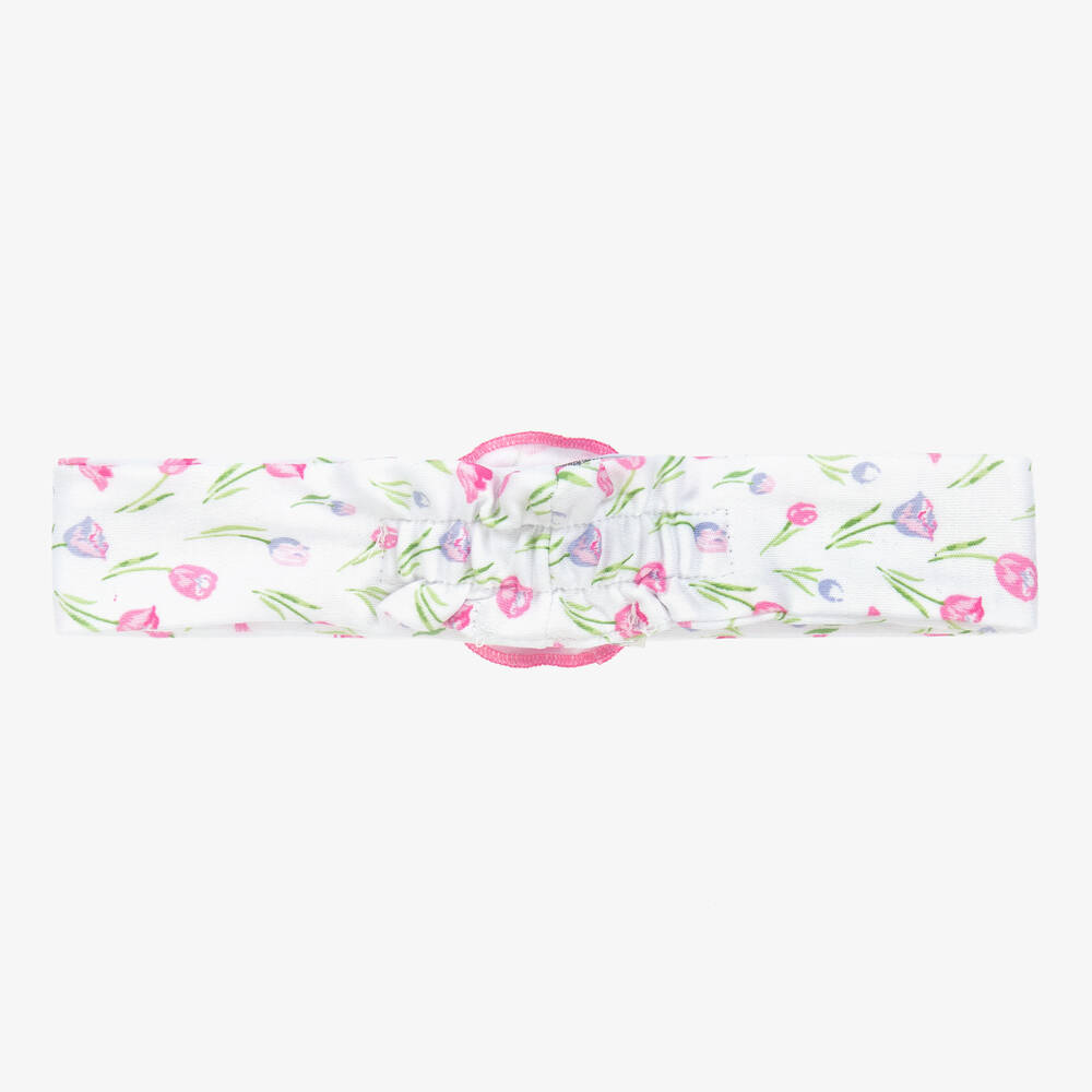 Kissy Kissy-Baby Girls Cotton Tulip Festival Headband | Childrensalon Outlet