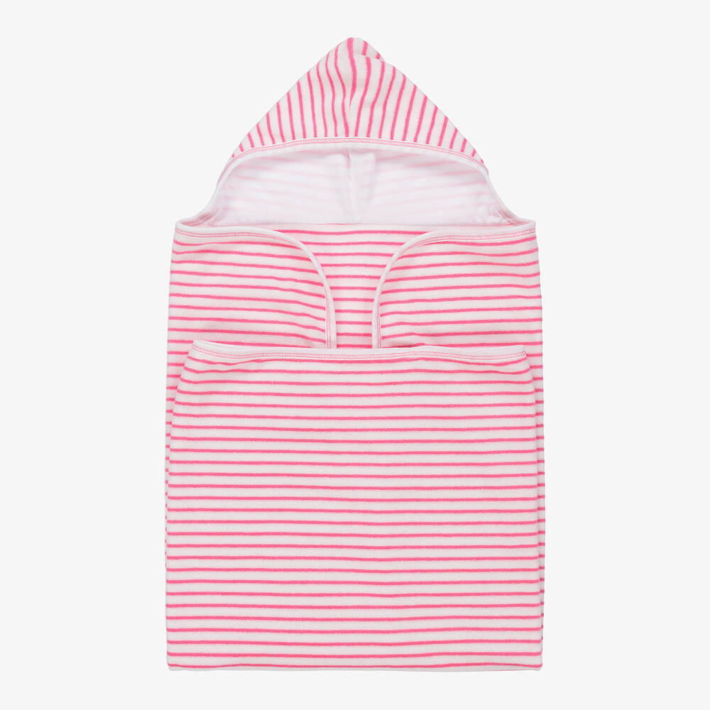 Kissy Kissy - Baby Girls Deep Sea Divers Hooded Towel (79cm) | Childrensalon