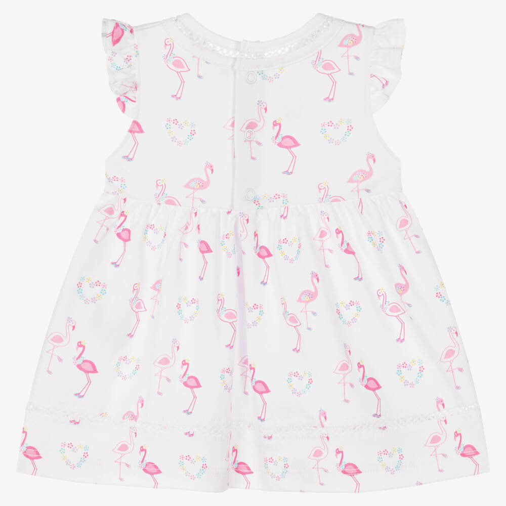 Kissy Kissy-Baby Girls Flowers N Flamingos Dress | Childrensalon Outlet