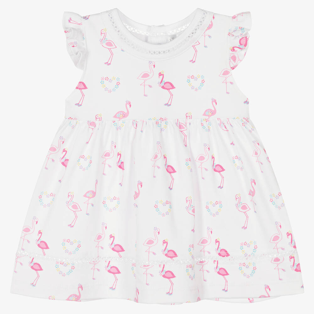 Kissy Kissy - Flowers N Flamingos Babykleid | Childrensalon