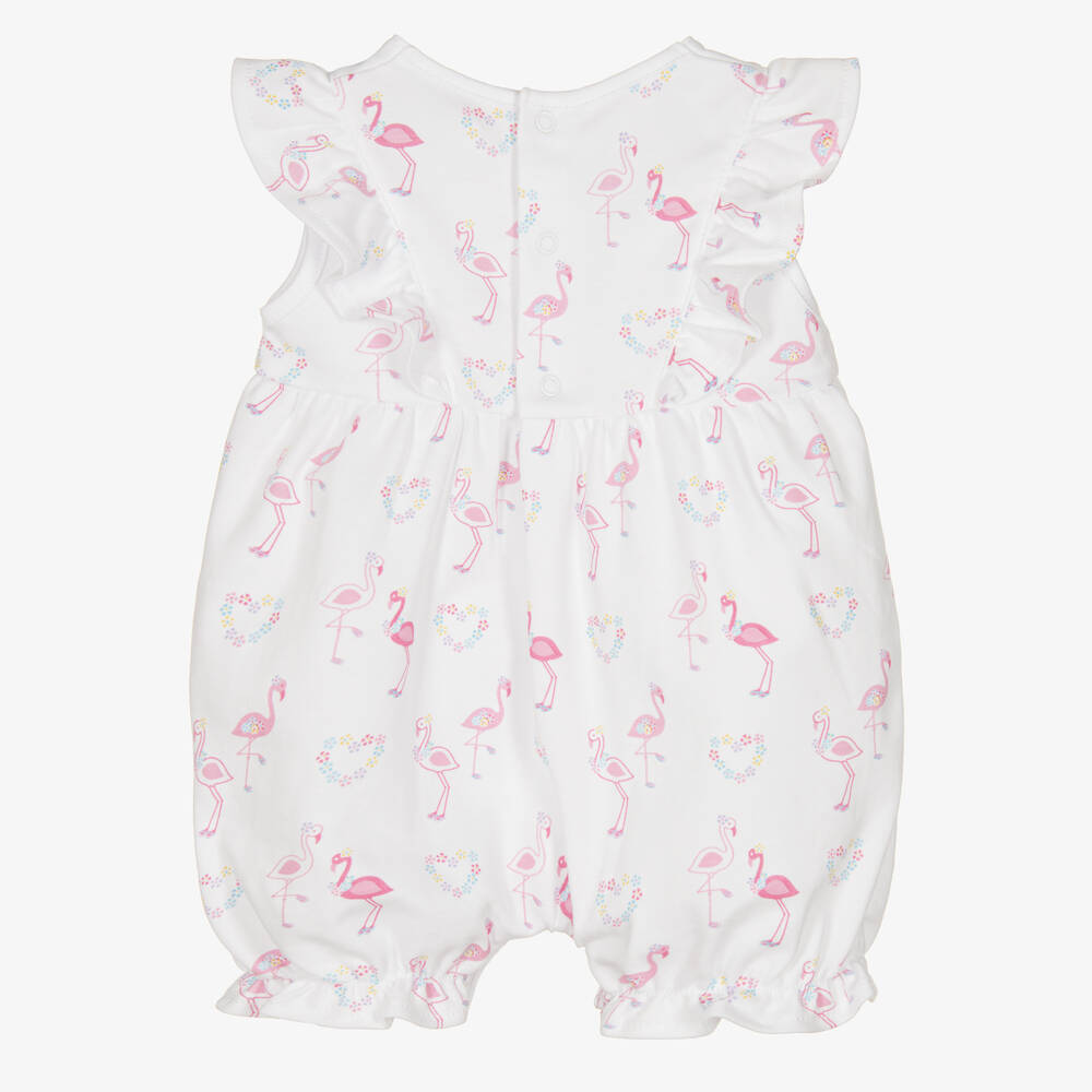 Kissy Kissy-Baby Girls Flowers N Flamingos Shortie | Childrensalon Outlet