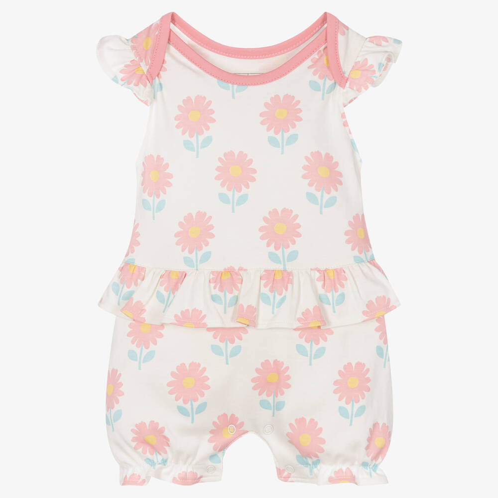 Kissy Kissy - Baby Girls Ivory Daisy Chain Shortie | Childrensalon