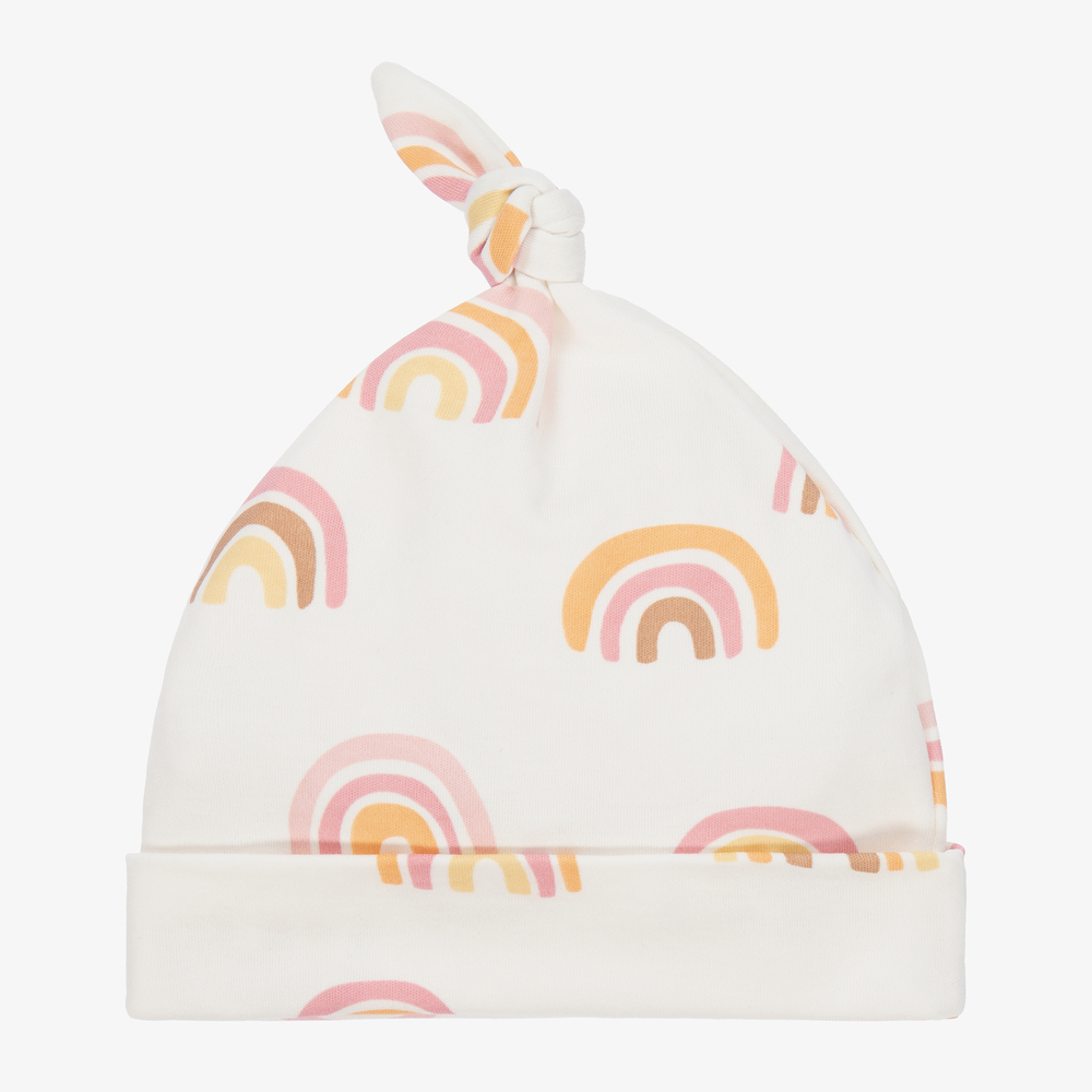 Kissy Kissy - Bonnet ivoire arc-en-ciel Bébé fille | Childrensalon