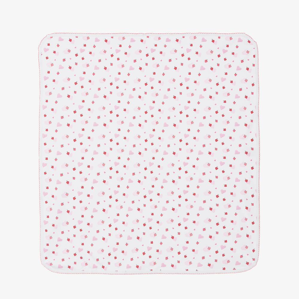 Kissy Kissy-Baby Girls Ladybug Love Blanket (73cm) | Childrensalon Outlet