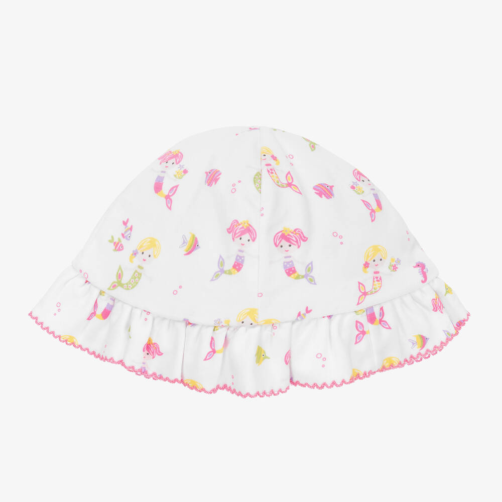 Kissy Kissy-Белая панама с русалками | Childrensalon Outlet