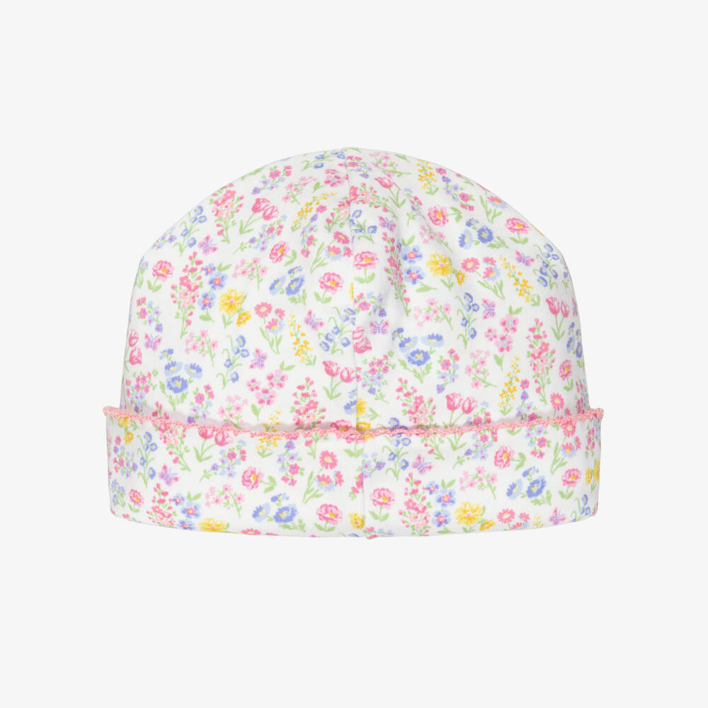 Kissy Kissy-Baby Girls Pima Cotton Floral Hat | Childrensalon Outlet