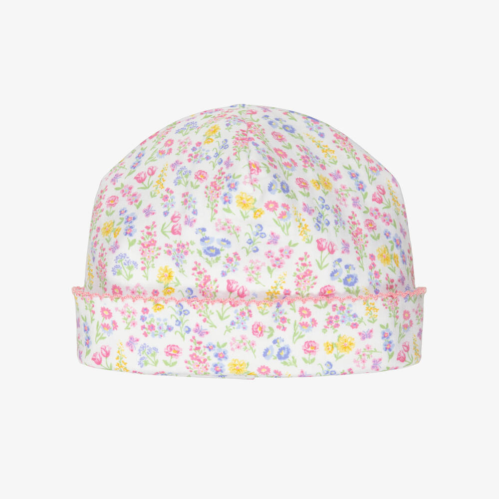 Kissy Kissy-Baby Girls Pima Cotton Floral Hat | Childrensalon Outlet