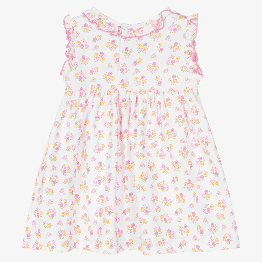 Kissy Kissy-Baby Girls Pima Cotton Garden Pleasures Dress | Childrensalon Outlet