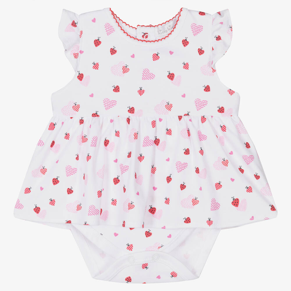 Kissy Kissy - Baby Girls Pima Cotton Ladybug Love Dress | Childrensalon