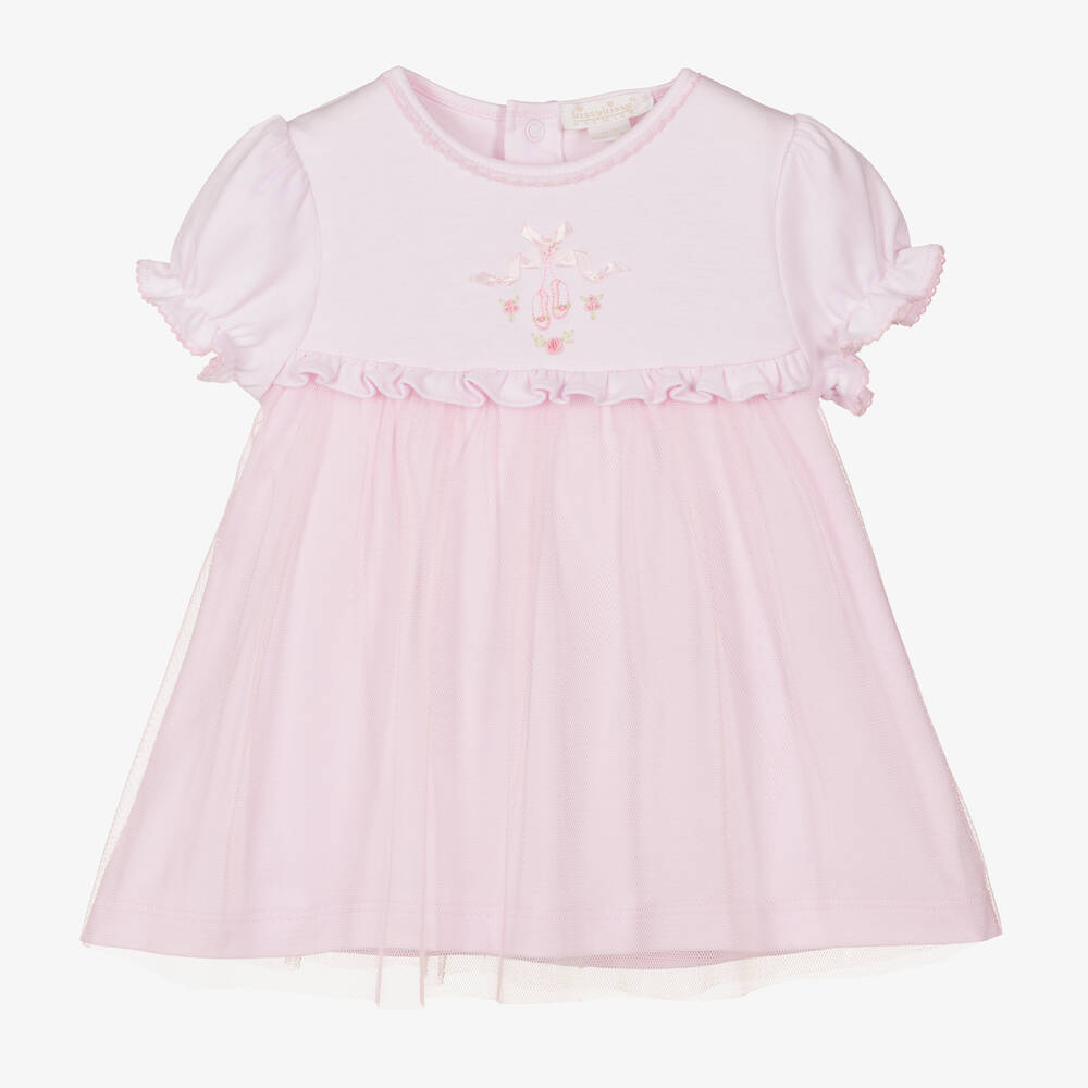 Kissy Kissy - Pink Ballet Slippers Babykleid (M) | Childrensalon