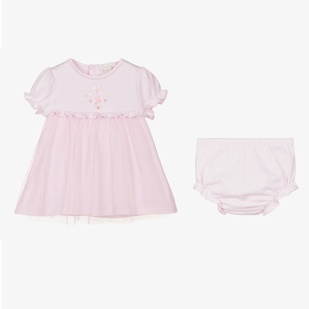 Kissy Kissy-Baby Girls Pink Ballet Slippers Dress | Childrensalon Outlet