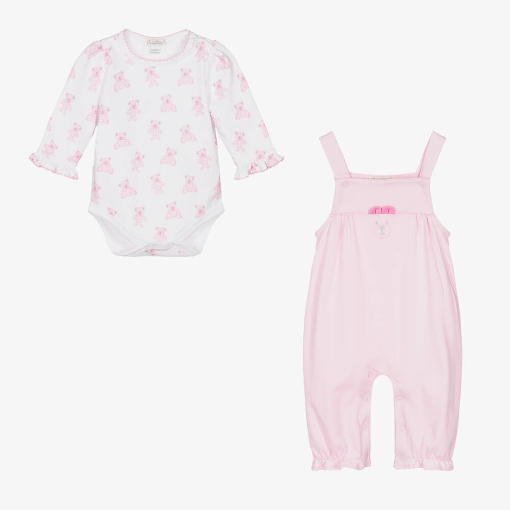Kissy Kissy-Боди с медвежатами и розовый полукомбинезон | Childrensalon Outlet