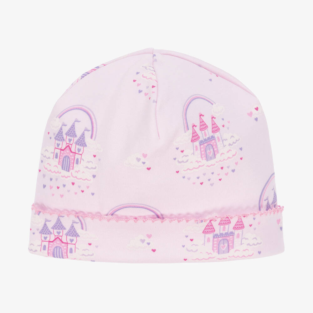 Kissy Kissy - Baby Girls Pink Castles In The Clouds Hat | Childrensalon