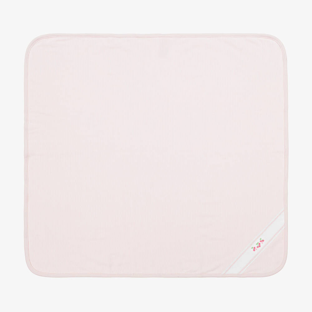 Kissy Kissy-Baby Girls Pink Classic Treasures Blanket (73cm) | Childrensalon Outlet