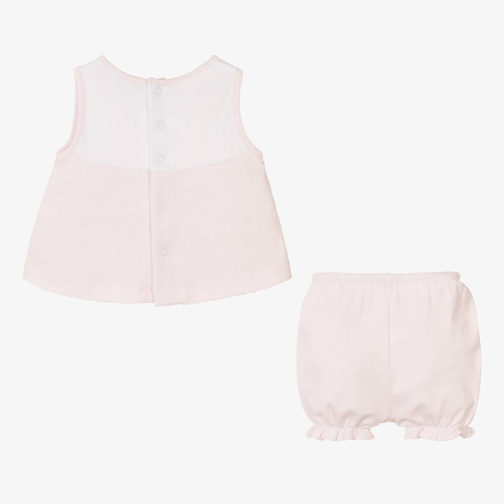 Kissy Kissy-Baby Girls Pink Classic Treasures Shorts Set | Childrensalon Outlet