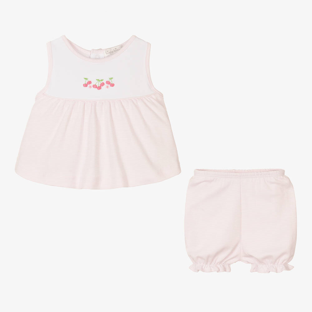 Kissy Kissy-Baby Girls Pink Classic Treasures Shorts Set | Childrensalon Outlet