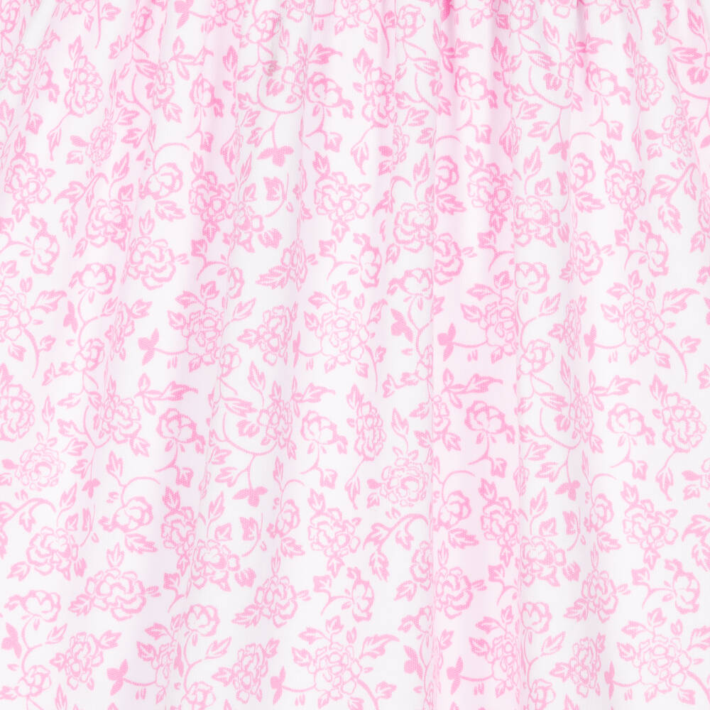 Kissy Kissy-Baby Girls Pink Cotton Blooming Vines Dress | Childrensalon Outlet