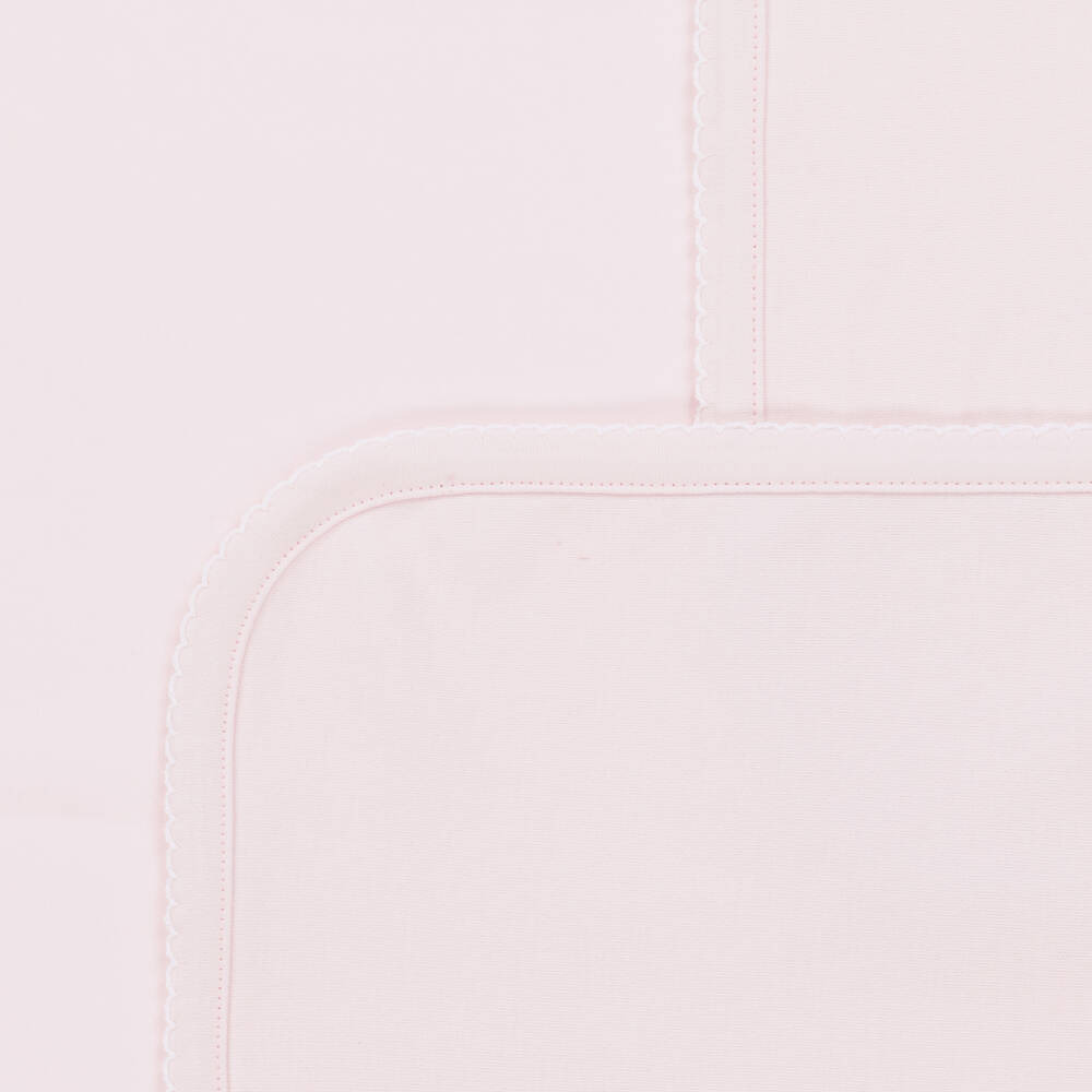 Kissy Kissy-Розовое хлопковое одеяло для малышек (73см) | Childrensalon Outlet