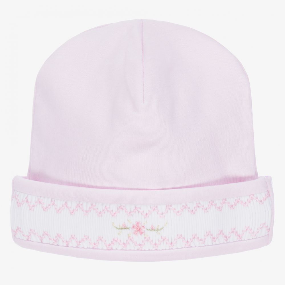 Kissy Kissy - Bonnet fleuri rose Bébé fille | Childrensalon