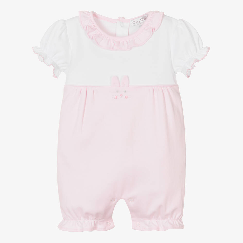 Kissy Kissy-Baby Girls Pink Cottontail Hollows Shortie | Childrensalon Outlet