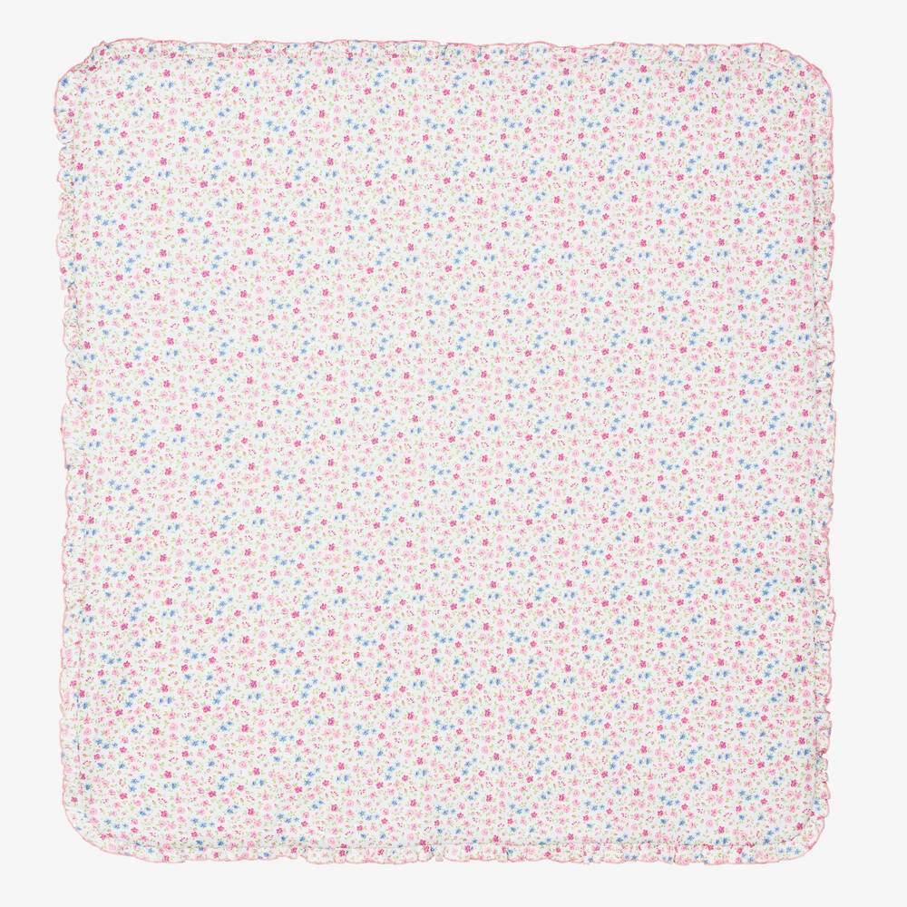 Kissy Kissy - Розовое одеяло в цветочек (74см) | Childrensalon