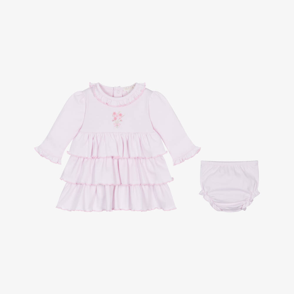 Kissy Kissy-فستان بناتي زهري من قطن بيما بنقشة زهور | Childrensalon Outlet