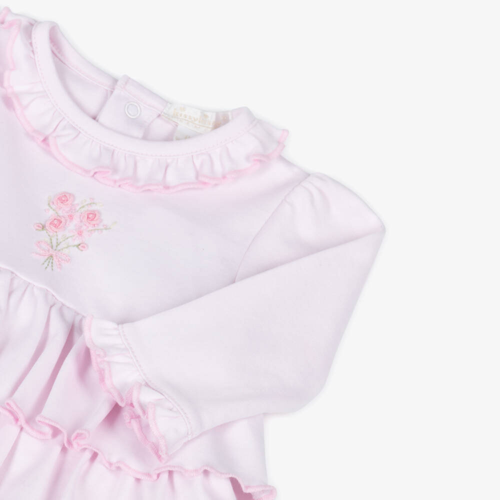 Kissy Kissy-فستان بناتي زهري من قطن بيما بنقشة زهور | Childrensalon Outlet