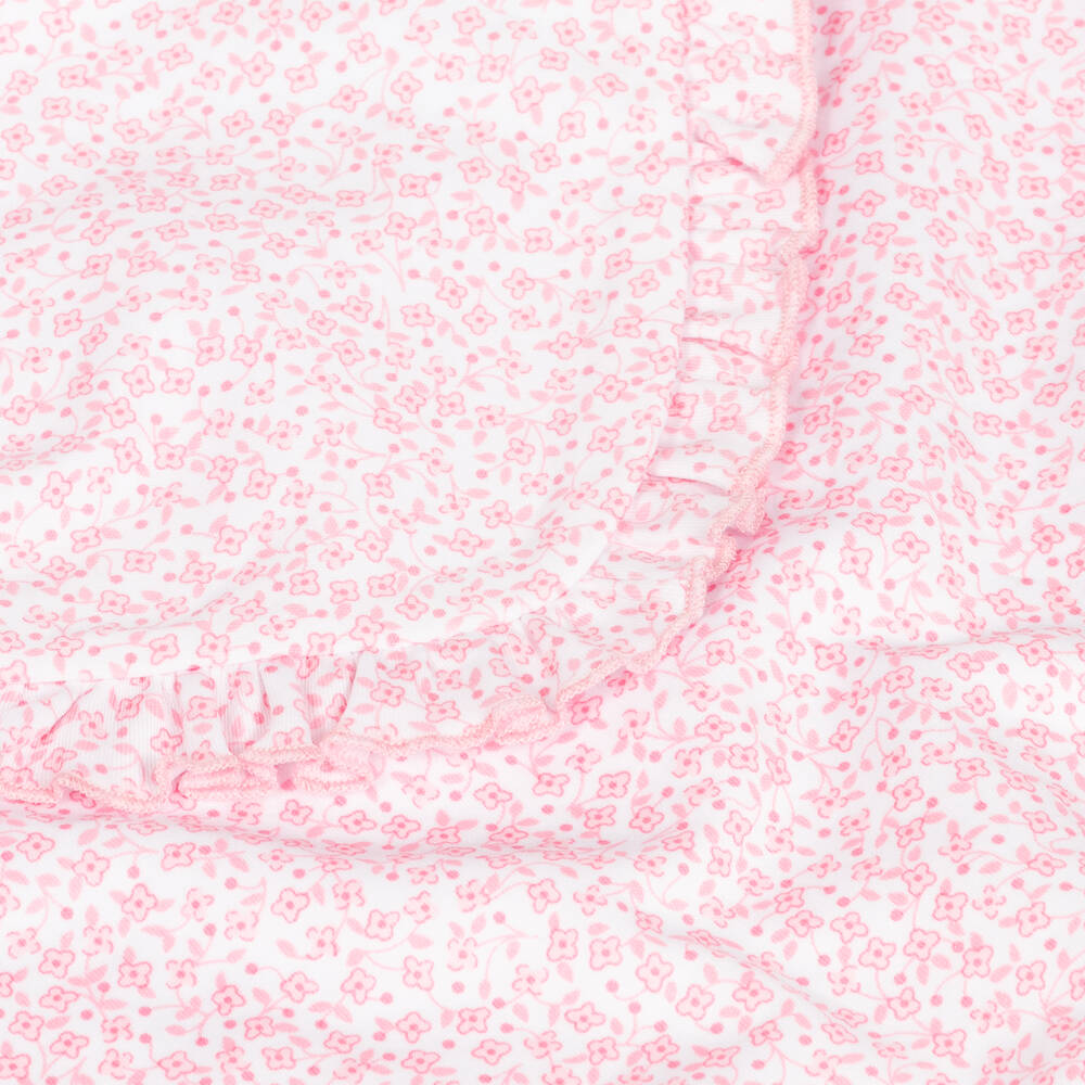 Kissy Kissy-Розовое одеяло в цветочек (71см) | Childrensalon Outlet