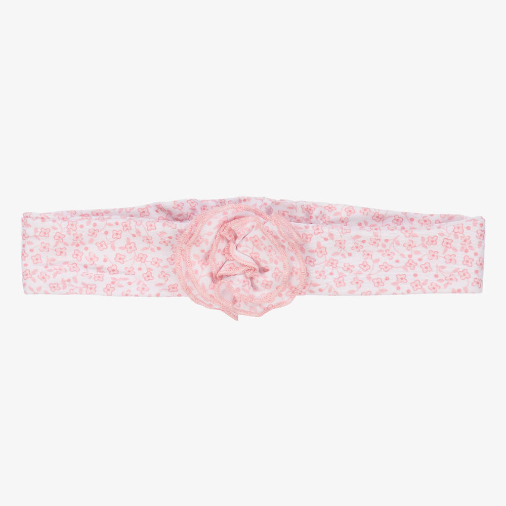 Kissy Kissy - Baby Girls Pink Petite Blooms Headband | Childrensalon