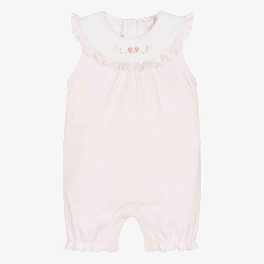 Kissy Kissy-Baby Girls Pink Pima Summer Medley Shortie | Childrensalon Outlet
