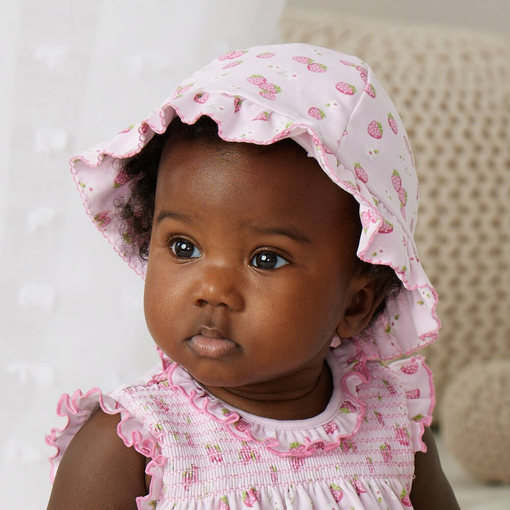 Kissy Kissy Baby Girls Pink Strawberry Essence Hat Childrensalon Outlet