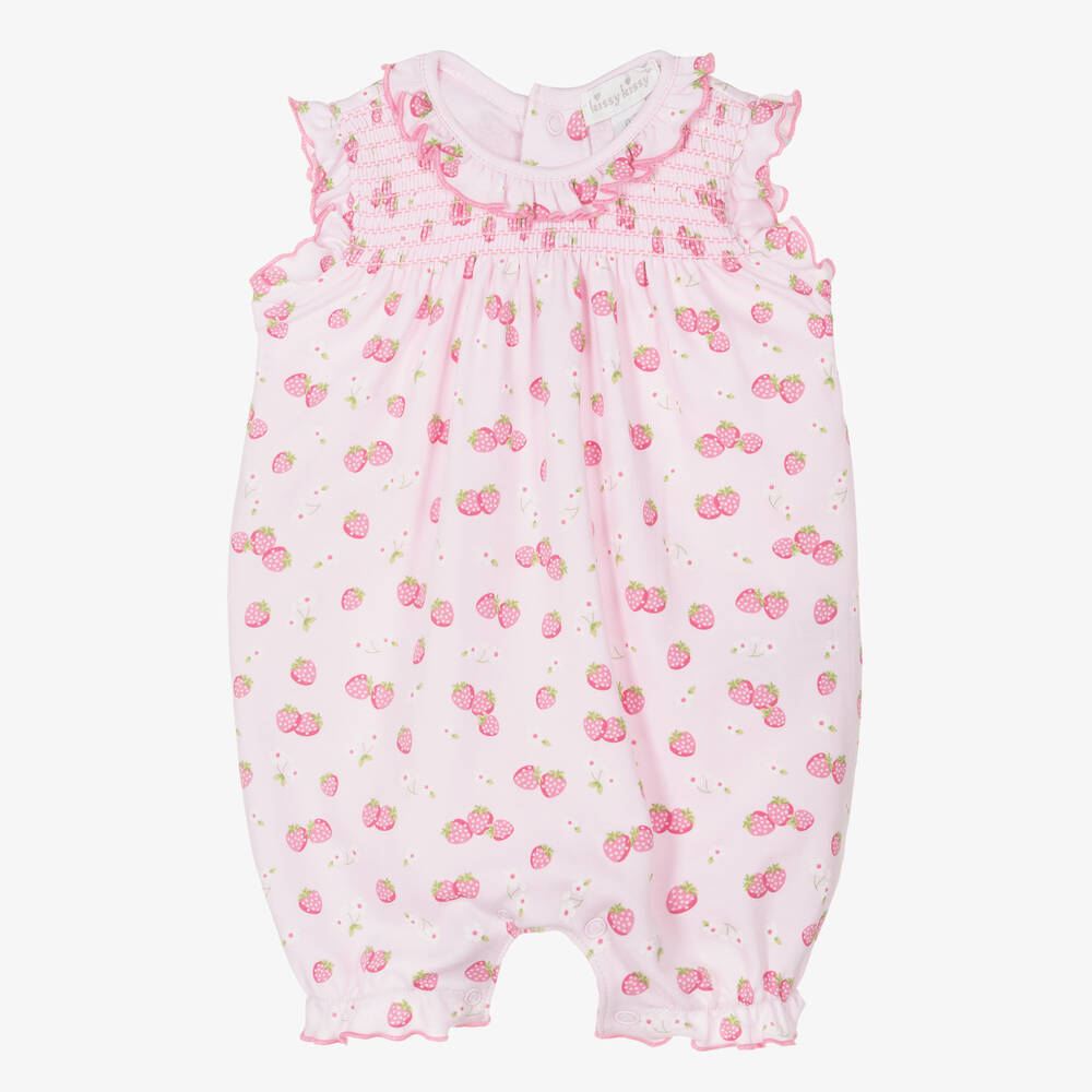 Kissy Kissy-Baby Girls Pink Strawberry Essence Shortie | Childrensalon Outlet