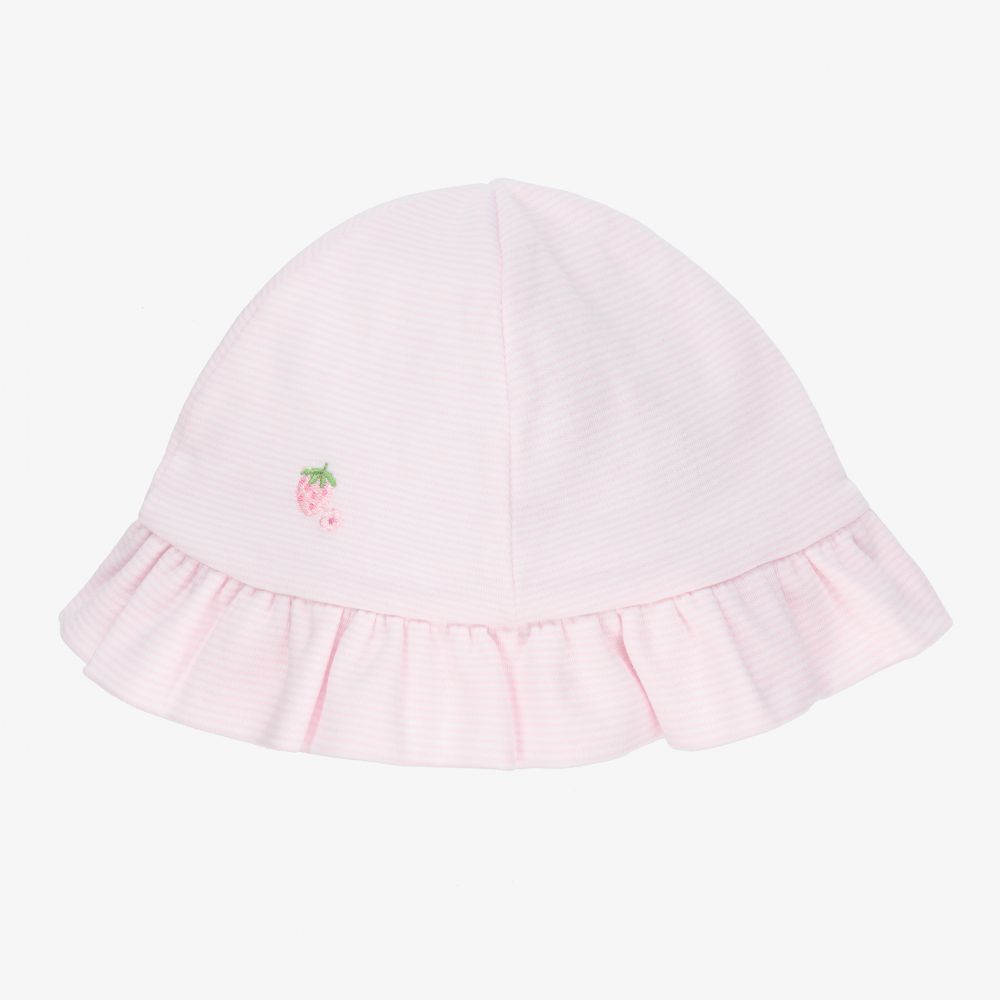 Kissy Kissy - Розовая шапочка с клубникой для малышек | Childrensalon