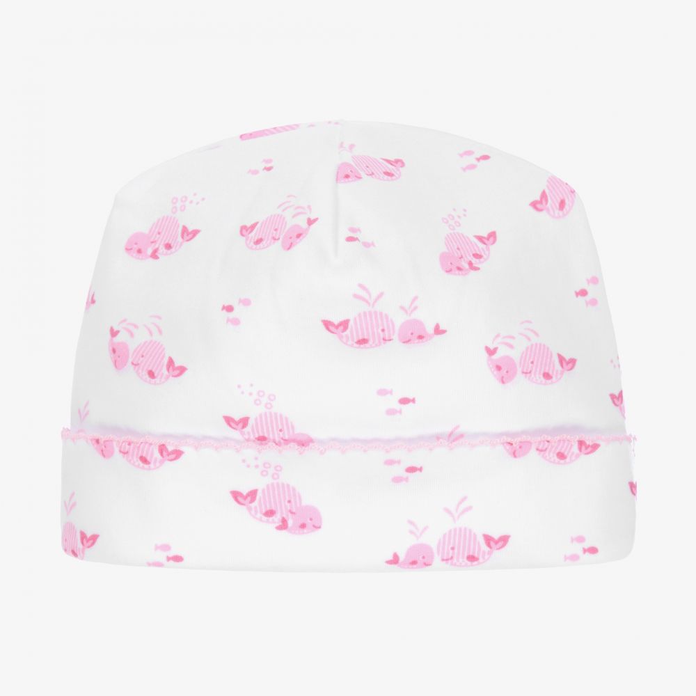 Kissy Kissy - Бело-розовая шапочка для малышек | Childrensalon