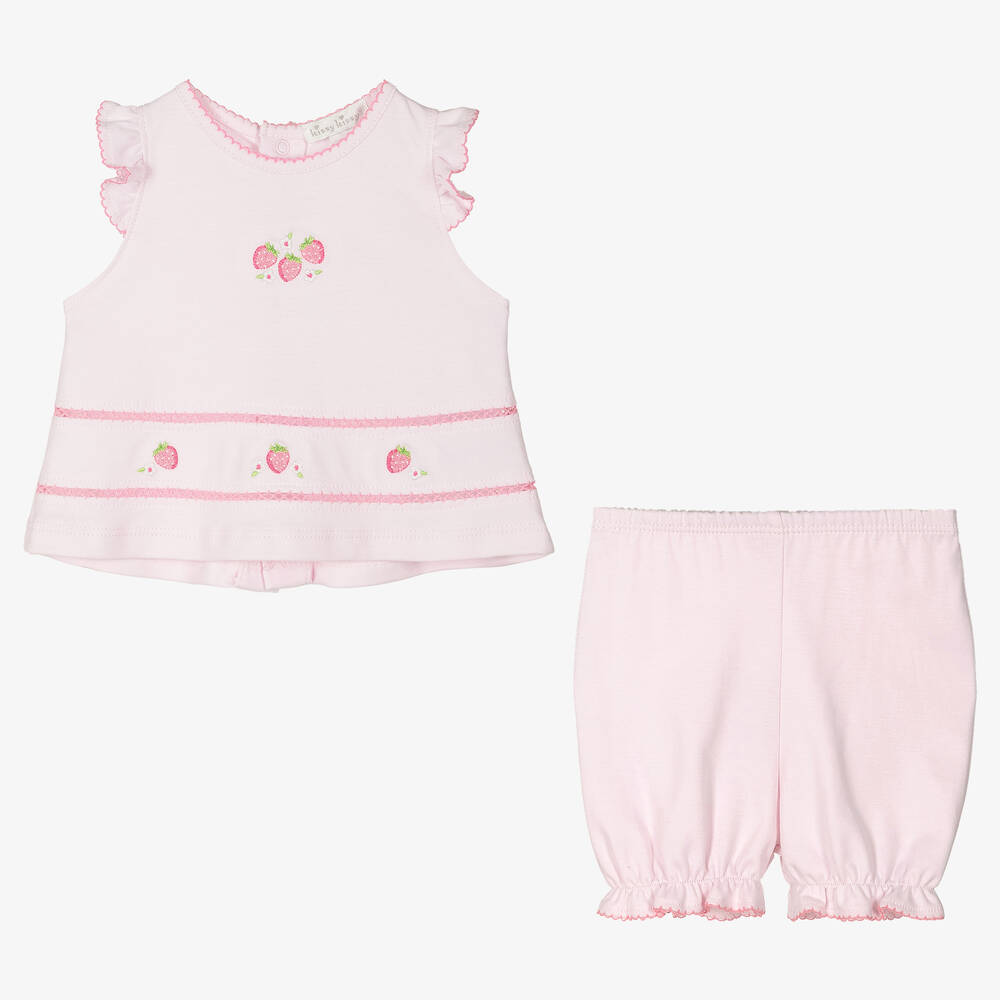 Kissy Kissy-Baby Girls Strawberry Essence Shorts Set | Childrensalon Outlet