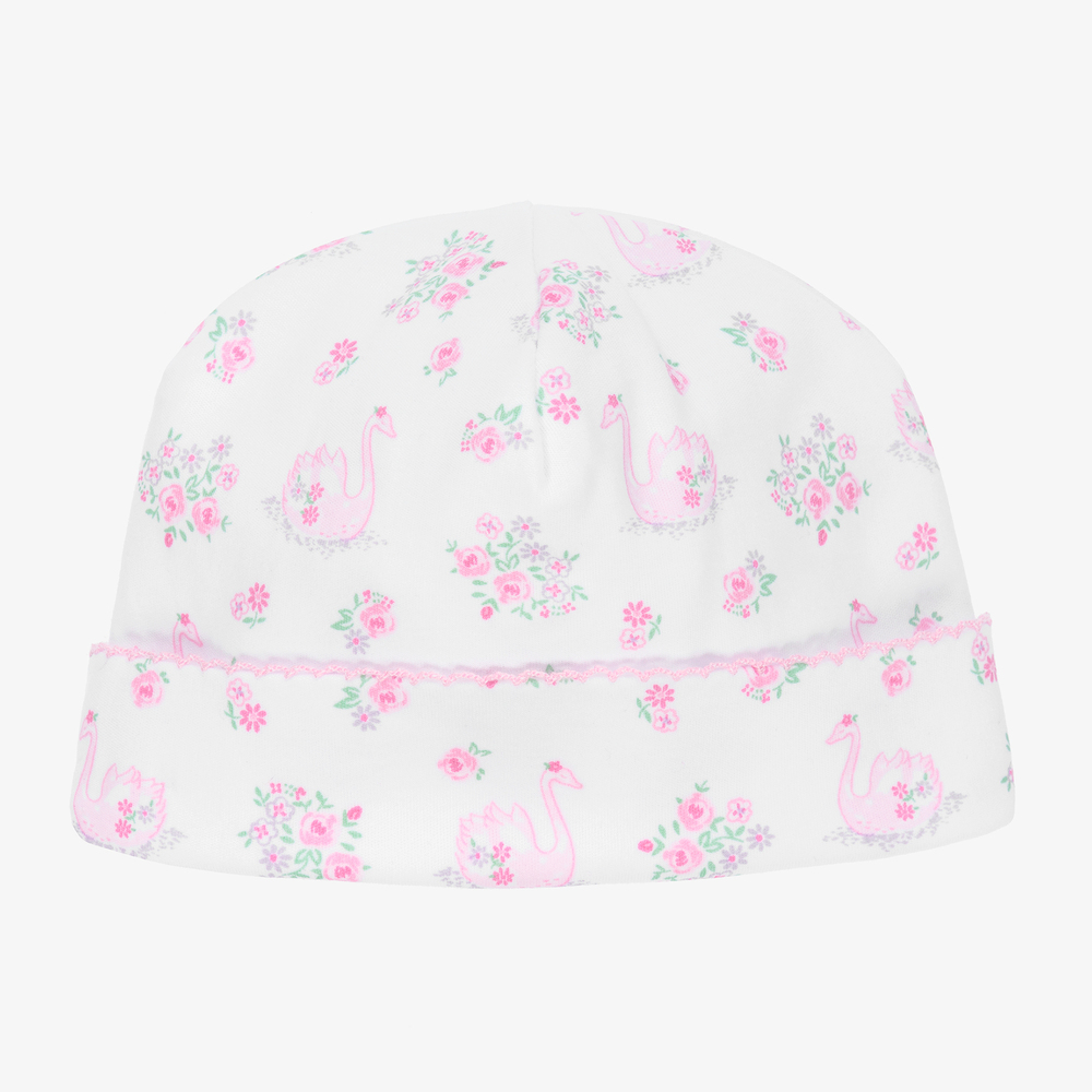 Kissy Kissy - Bonnet blanc à fleurs Bébé | Childrensalon